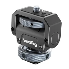  Camera Monitor Mount Lite with Cold Shoe, Swivel 360° and Tilt 180° Holder 