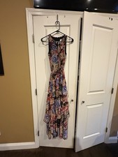 Tahari Tiered Floral Maxi Dress