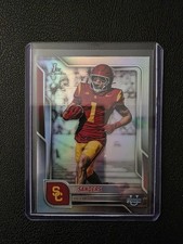 2025 Bowman University Chrome #177  Eli Sanders   Refractor 
