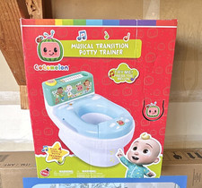CoComelon Musical Transition Potty Trainer Potty Seat/Toilet Topper, Blue