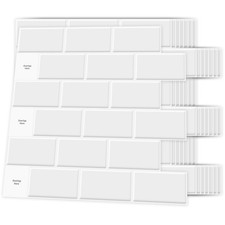 Art3d Self-Adhesive Metro Tiles 30x30cm White Peel & Stick Wall Panels