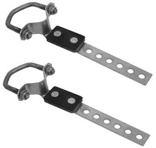 Exhaust Hanger Heavy Duty Tailpipe Hanger Flexible Swivel Exhaust Bracket,