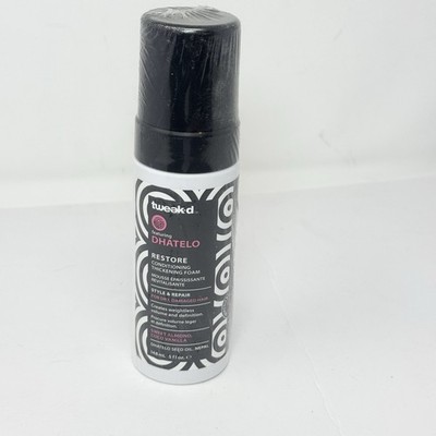Tweak d Dhatelo Restore Conditioning Thickening Foam 5 Oz Weightless Volume