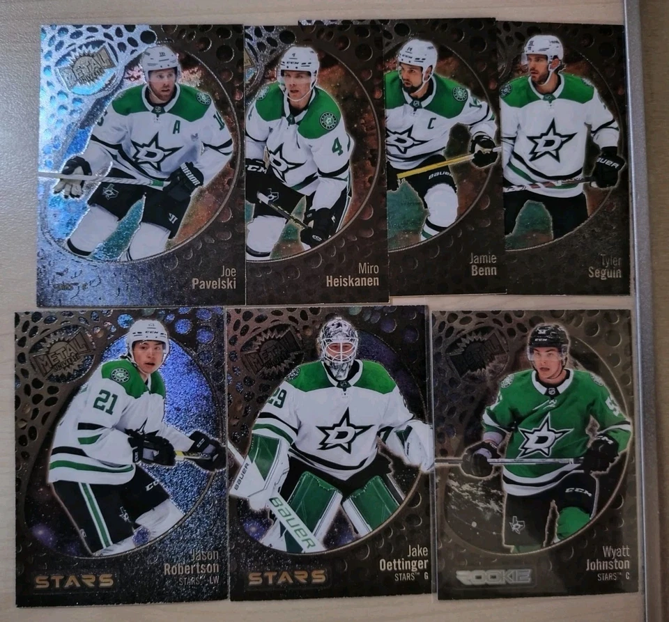 NHL Teamset Dallas Stars - Upper Deck Skybox Metal Universe 2022-23 - 7 Karten - Bild 1 von 1