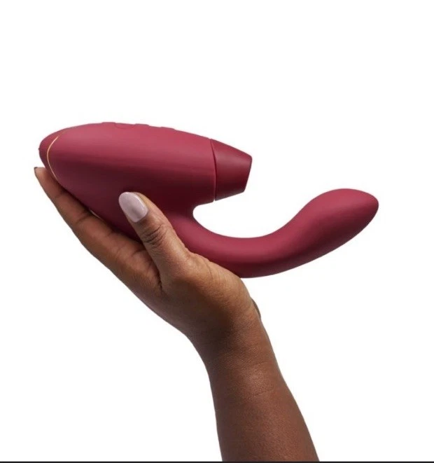Womanizer Duo 2 Recargable Impermeable - Burdeos Foto 3 de 3