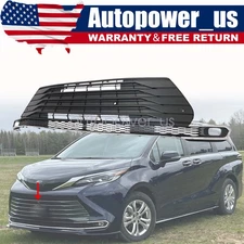 Front Bumper Lower Grille Sensor Holes W/o Cam Fits For 2021-2024 Toyota Sienna