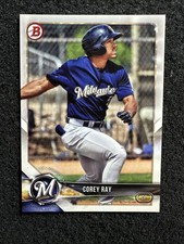 COREY RAY 2018 Bowman Baseball QTY #BP97 Milwaukee Brewers