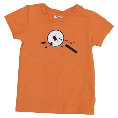 Me&i, T-shirt, Größe: 98/104, Orange, Bio-Baumwolle, Print, Unisex (Kinder) #SQa