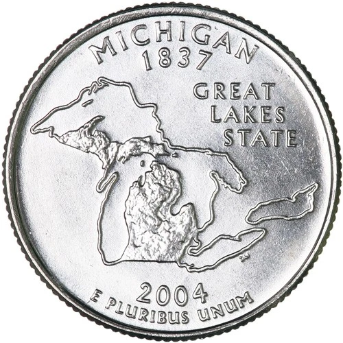 2004-P 50 State Quarters Michigan — photo from the most recent tracked eBay sale