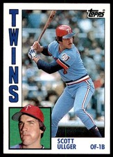 1984 Topps Scott Ullger Rookie . Minnesota Twins #551