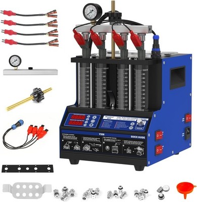 Ultrasonic Fuel Injector Tester Cleaner Heated Nozzle Injector Cleaning Machine