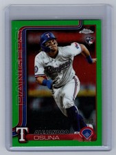 2025 Topps Chrome Update #USC174 Alejandro Osuna Green Refractors #/99