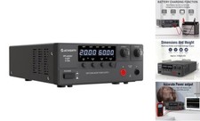  DC Power Supply Variable, 0-60V 0-20A Black_...