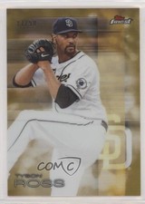 2016 Topps Finest Gold Refractor 17/50 Tyson Ross #34 4c5