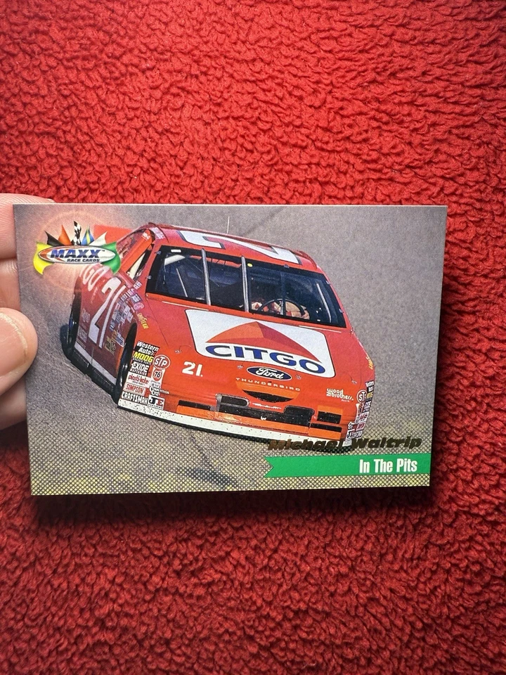 Vintage 1998 Michael Waltrip Maxx Upper Deck Nascar Racing Trading Card 024 - Image 3 of 4