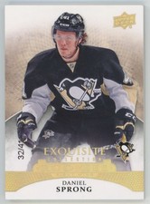 2015-16 Upper Deck Ice Exquisite Collection Rookies Gold Spectrum Daniel Sprong