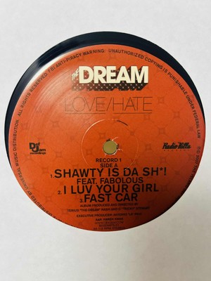 The Dream / Love Hate 2007 US 2LP Vinyl Island Def Jam Music Group
