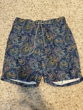Vintage 90s Michael’s Made in USA Paisley Swim Shorts Men’s Medium