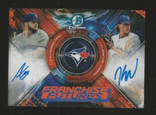 2019 Bowman Chrome Alek Manoah Blue Jays RC Orange Refractor Auto Rare Sp 11/25