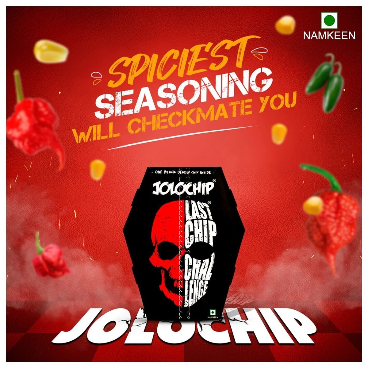 6XJOLOCHIP - LAST CHIP CHALLENGE WORLD MOST SPICY CHIPS GET READY