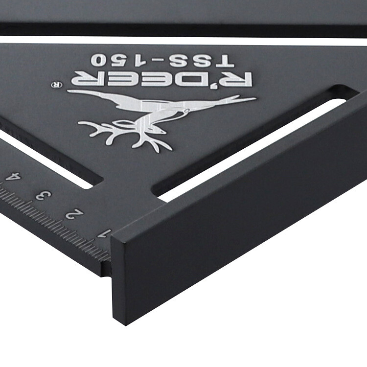 Woodworking Aluminum Alloy Triangular Ruler Square Ruler Drawing Layout ...