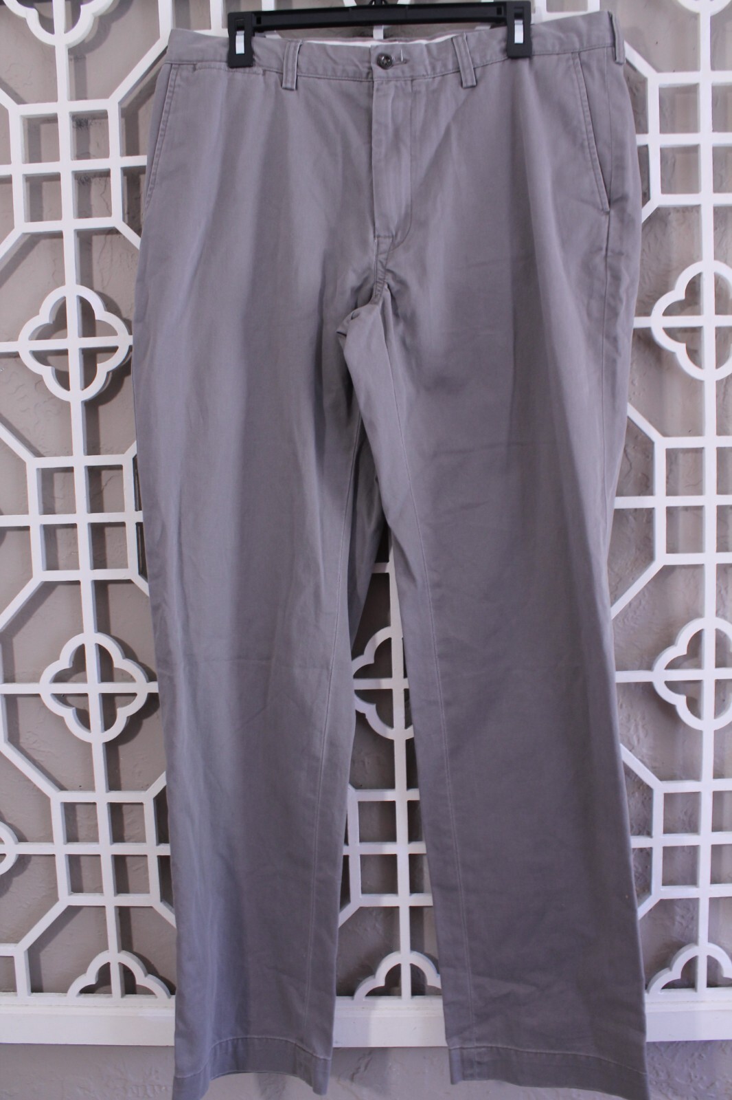 Ralph Lauren Pantalone Uomo 36 Grigio Chino Preppy Casual Business Blu Pony Uomo 36x34