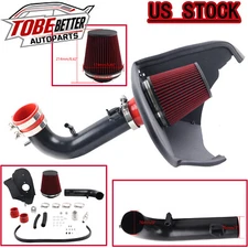 RED Filter For Camaro 3.6L V6 2016-21 Heat Shield Cold Air Intake Induction Kit