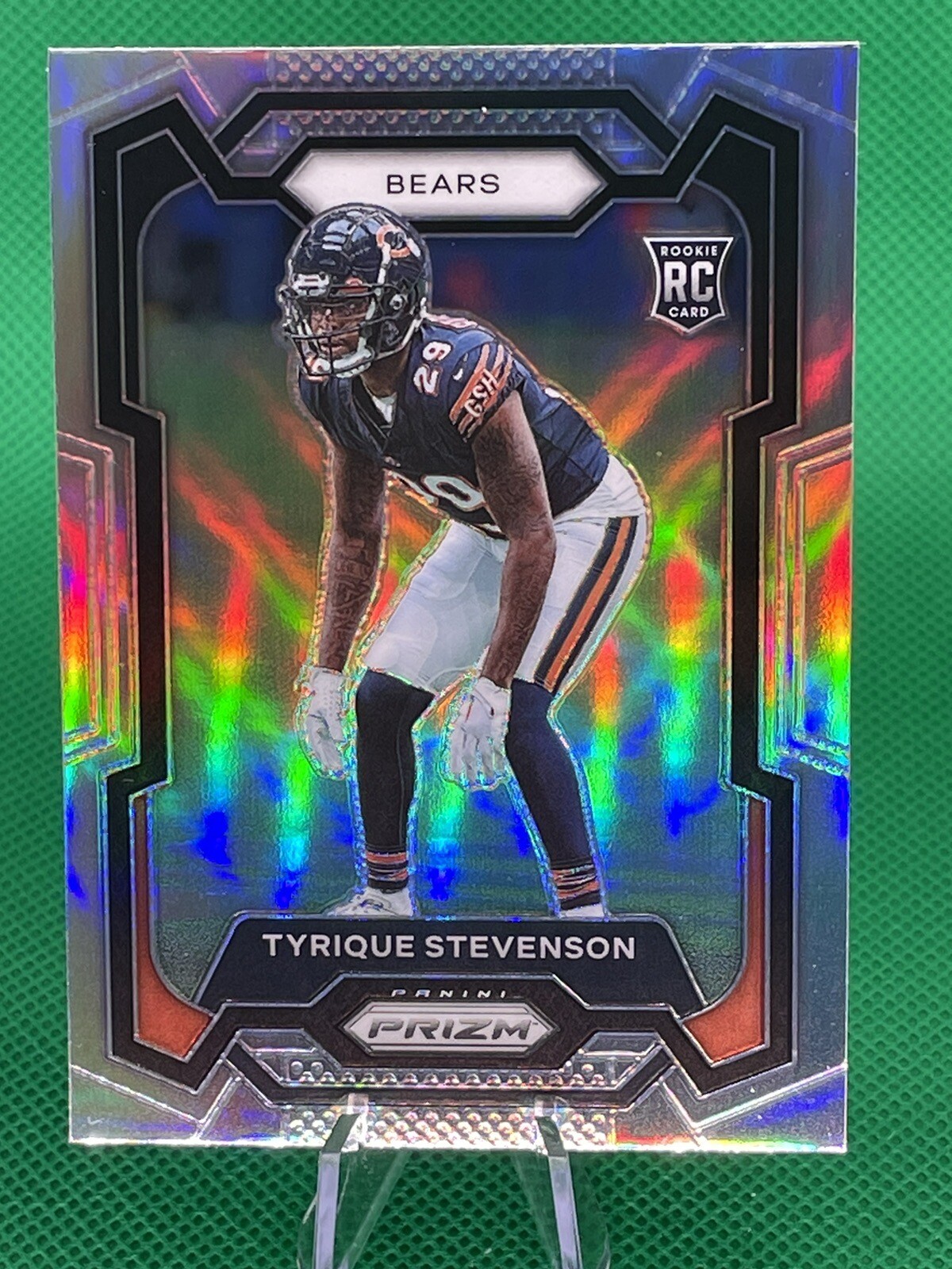 2023 Prizm Football Tyrique Stevenson RC #316 True Silver Bears