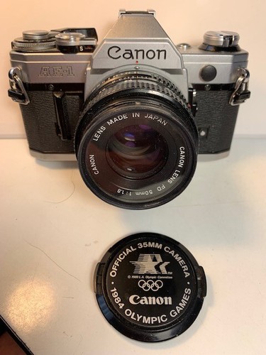 (40) CAMERA CANON - SPONSOR OFFICIEL OLYMPIC GAMES 1984 - MODEL AE-1 1980 - Photo 6/19