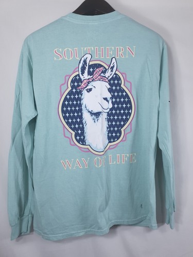 Benny & Bella long sleeve T-Shirt Southern Way Of Life Size M Graphic Tee - Picture 2 of 5