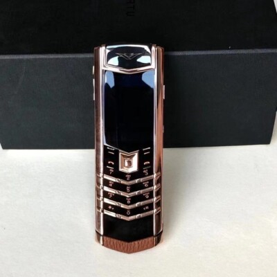 Vertu K8  Signature Design Unlocked) Cellular Phrose Rose gold -black (Unlocked)