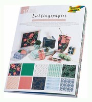 Folia 37001 Lieblingspapier Ganzjahr Motivpapier 50X70Cm 10 BöGen Geschenkpapier