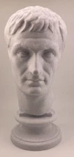 ROMAN SCULPTURE LATE REPUBLICAN PORTRAIT 8.6 INCH/225 MM, MUSEUM REPRODUCTION