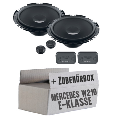 Mercedes E-Klasse W210 Front - HERTZ 16cm LAUTSPRECHER BOXEN Tür vorne EINBAUSET