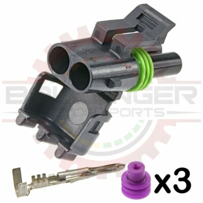 For GM Delphi / Packard - 2-way Weatherpack Plug Connector Kit