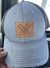 Vortex Optics Gray Baseball Trucker Cap Adjustable Snap Back