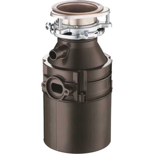 Badger Series Garbage Disposal, 26 oz Grinding Chamber, 3/4 hp Motor, 120 V, Ste - Picture 4 of 8