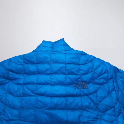 The North Face Thermoball Puffer Jacket Mens Large Blue Light Packable Hiking - Picture 12 of 13