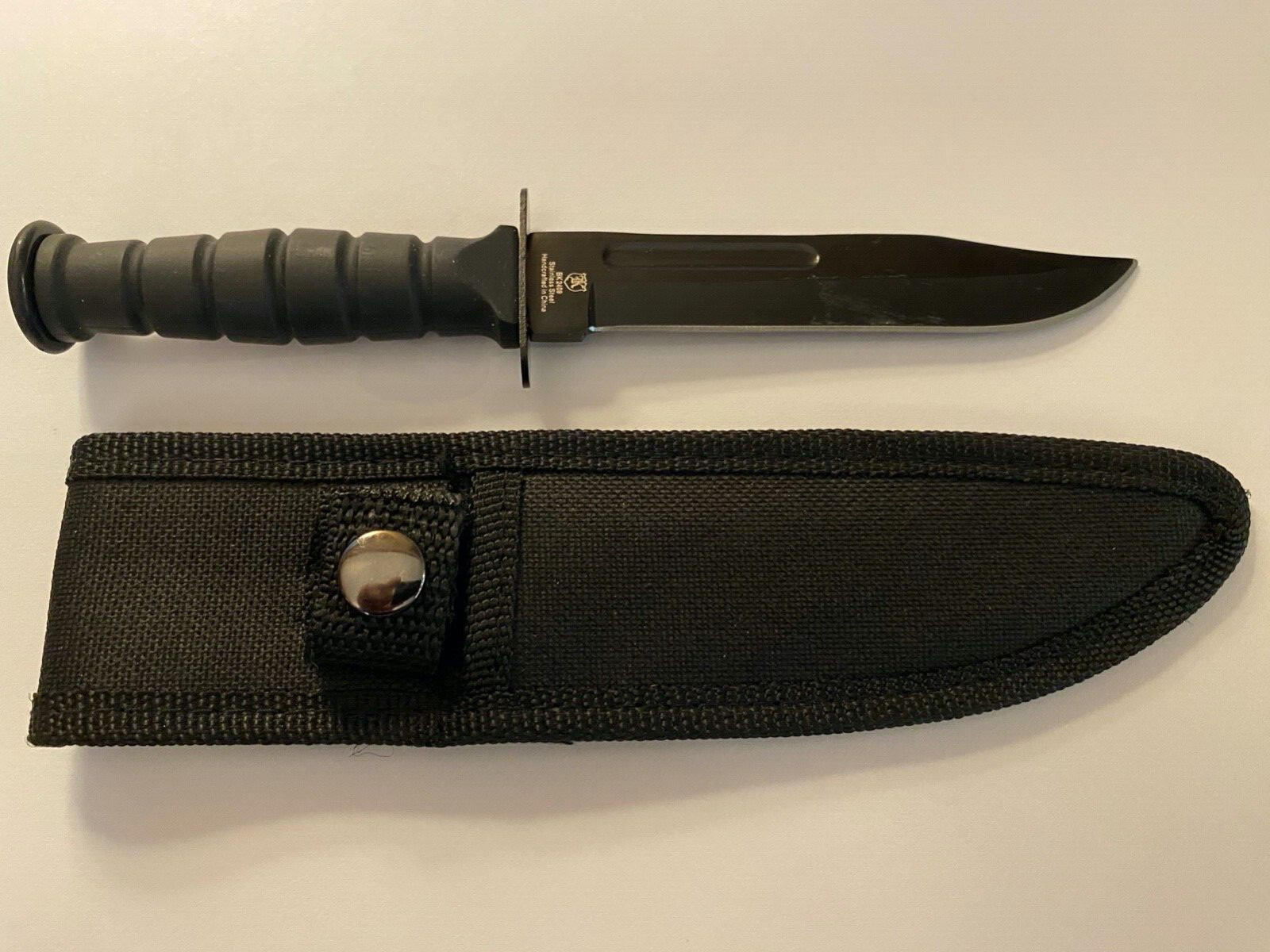 Black Stainless Steel With Sheath Belt Used