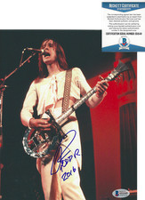 SINGER TODD RUNDGREN SIGNED 8X10 PHOTO 5 UTOPIA GUITARIST PROOF BECKETT BAS COA