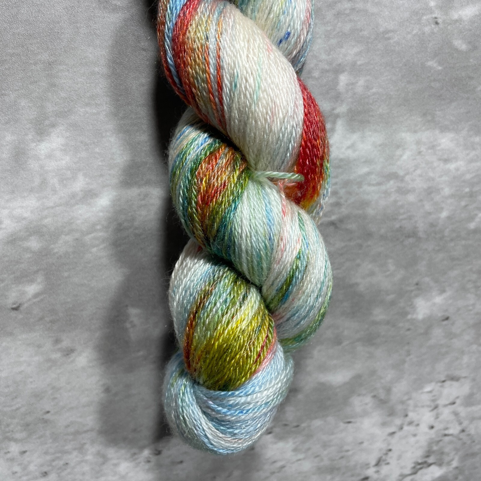 Yarn Bee Hand Dyed Blend 50 Merino Wool 50 Lyocell ' Indigo Desert