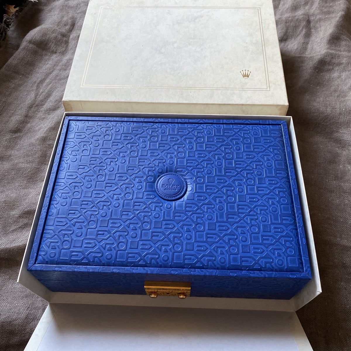 Vintage Rolex Blue Large Box Without Key 51.00.01 | eBay Vintage Rolex Blue Large Box Without Key 51.00.01 | eBay