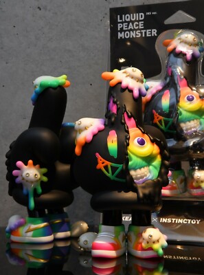 その他 KEA x INSTINCTOY LIQUID PEACE MONSTER KEA x INSTINCTOY Liquid Peace Monster Sofubi Urban Art Toy