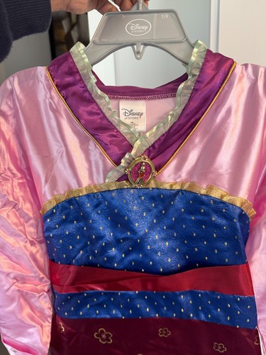 Disney Store Kimono Mulan Kleid Kostüm Prinzessin Medium M 7 8 Halloween Neu - Bild 2 von 15