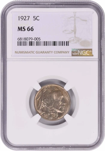 1927 Buffalo Nickel MS66 NGC