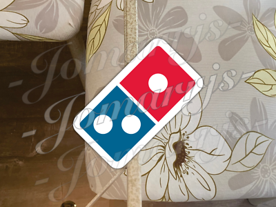 Domino's Pizza Logo Custom Colored Vinyl Sticker Decal car tumbler