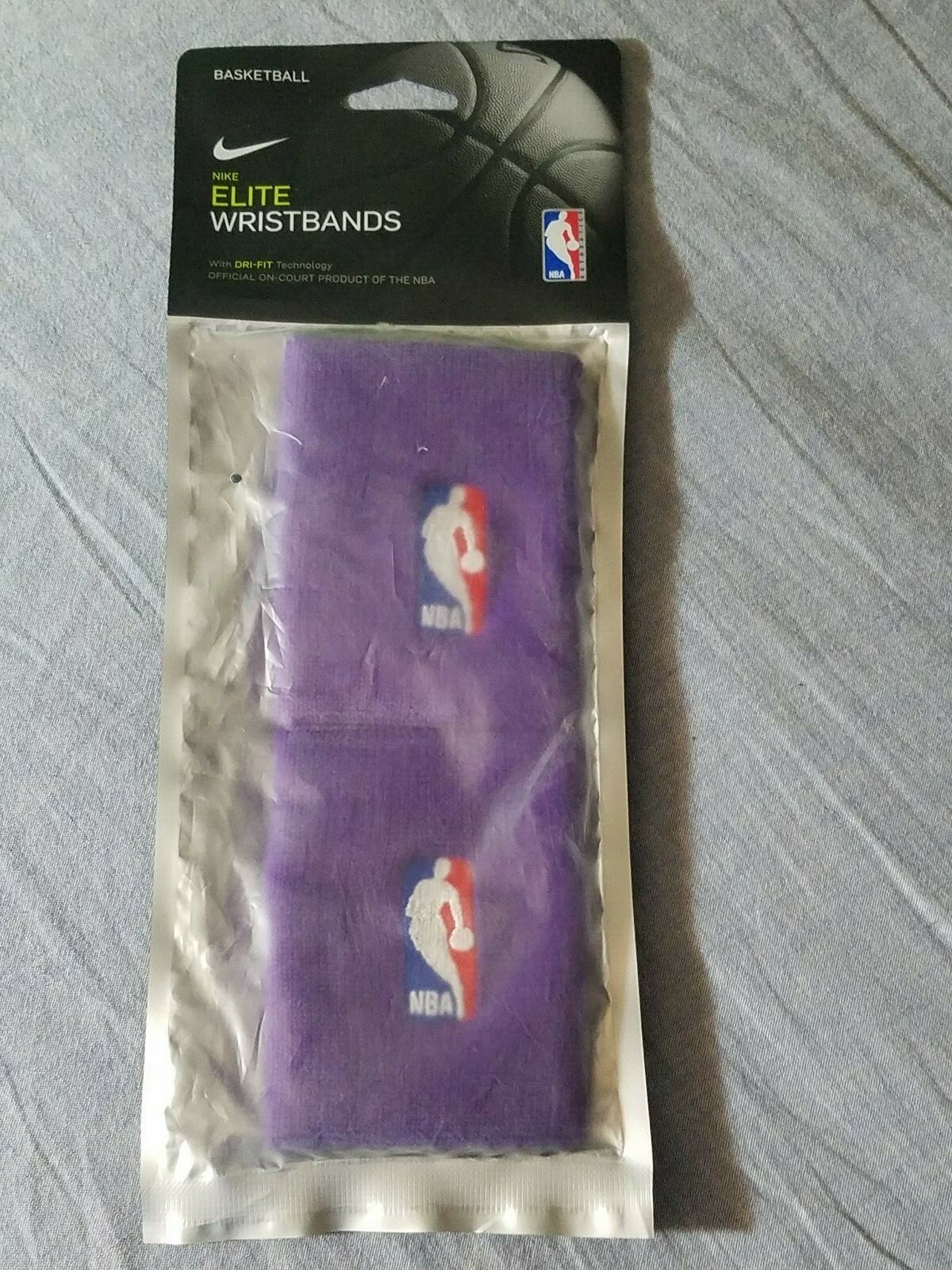 Nike Elite NBA DriFit Wrist Bands Sweatbands Purple Navy Blue Yellow