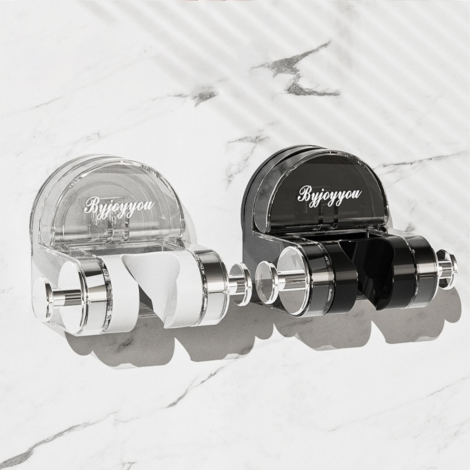 Adjustable Suction Cup Shower Bracket No Drill Shower Wand Holder for Shower