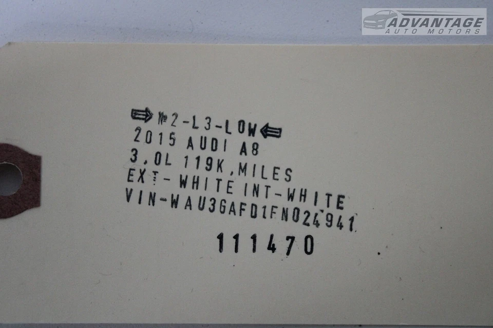 2011-2018 AUDI A8L 3.0L QUATTRO FRONT AC REFRIGERANT PIPE TUBE BRACKET OEM - Image 4 of 4