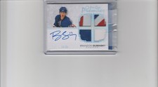 2007-08 O-PEE-CHEE PREMIER BRANDON DUBINSKY PATCH AUTOGRAPH #105 16/35 NM CON